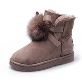 Women Snow Flat Boots Cotton Shoes