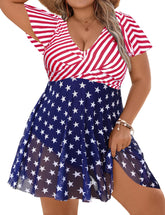 Women's Oversized Swimsuit One-piece Swim Dress