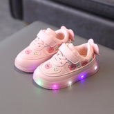 Children's Baby Soft-soled White Shoes