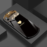 Curved Mirror Glass Mobile Phone Case
