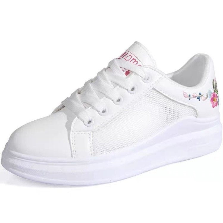 white shoes women breathable mesh white shoes women