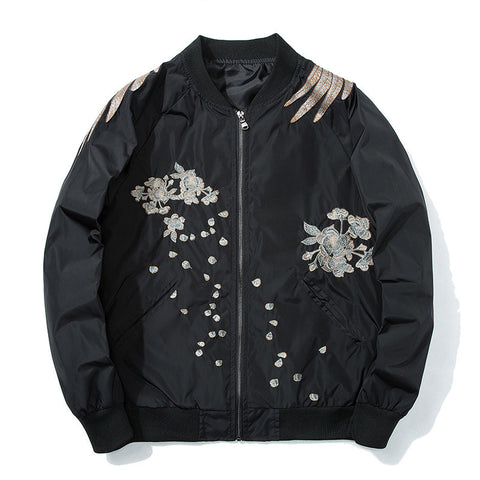Embroidered jackets for men and women couples