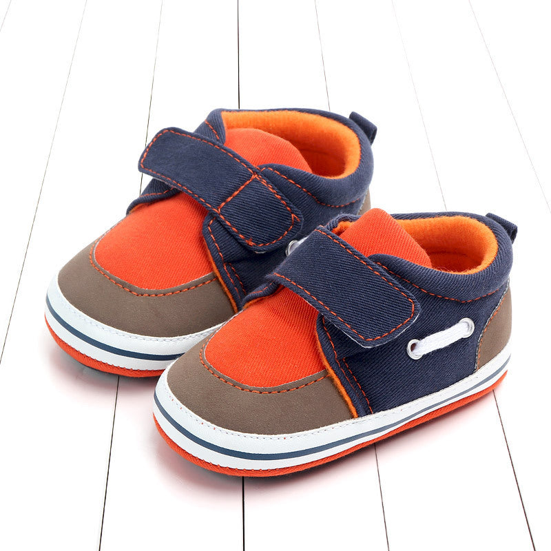 Outdoor rubber-soled toddler shoes baby soft-soled shoes