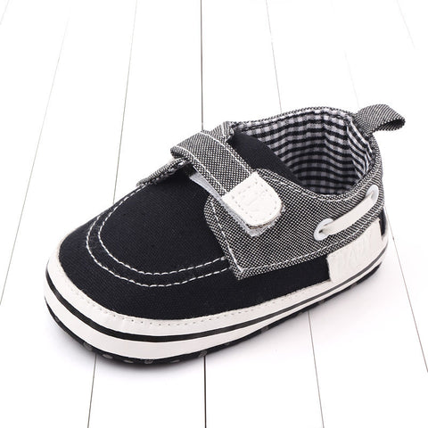 Denim baby shoes soft soled walking shoes
