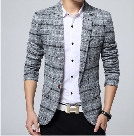 Men's Fashion Casual Slim Youth Suit Jackets