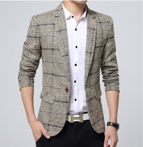 Men's Fashion Casual Slim Youth Suit Jackets