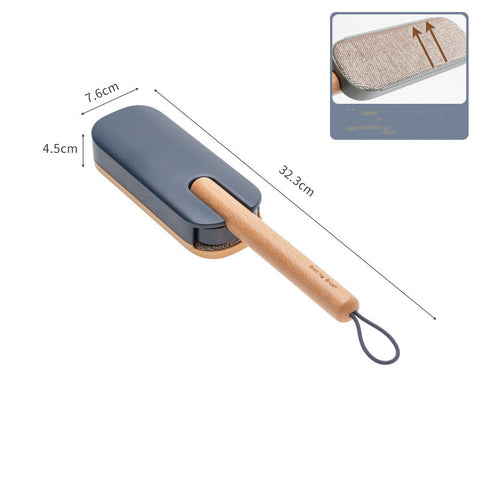 Lectrostatic Adsorption Dust Removal Brush Beech Handle Lint Rollers Pet Hair Remover Home Cleaning Accessories For Clothes Bed