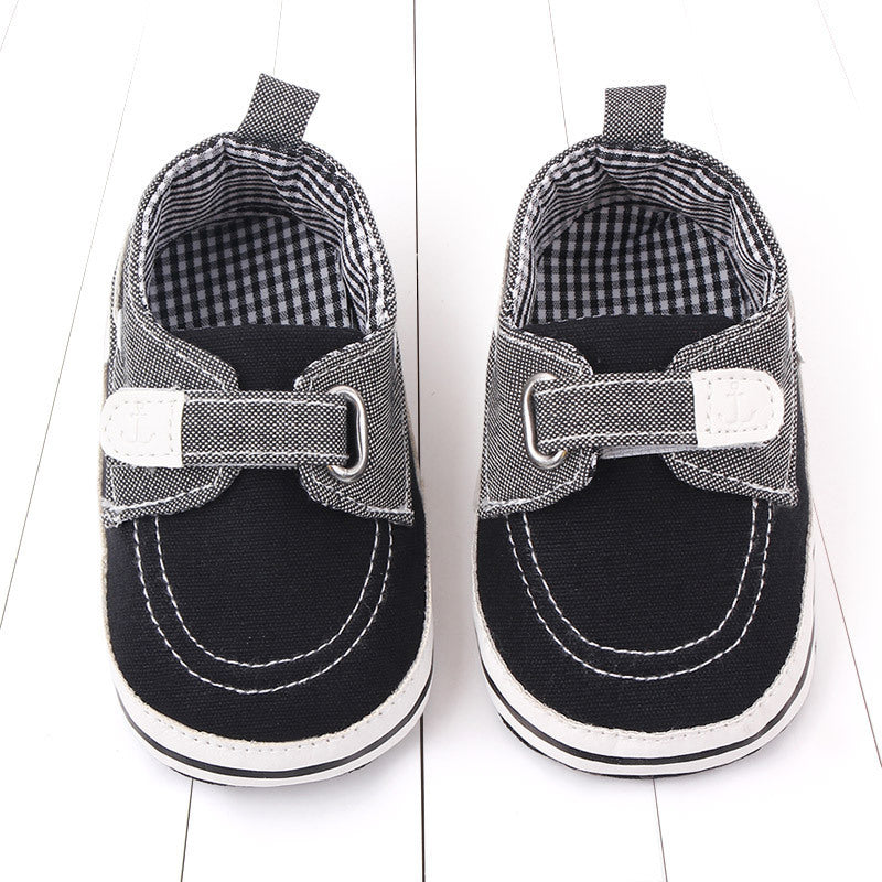 Denim baby shoes soft soled walking shoes