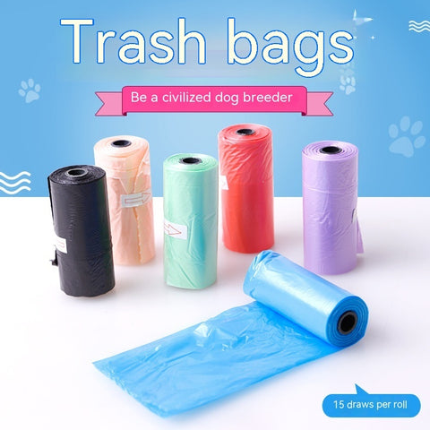 Pet Cleaning Supplies Dog Toilet Clip Cake Convenient Plastic Clean Bag