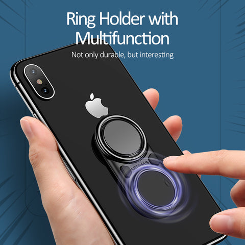Multifunctional rotating mobile phone holder
