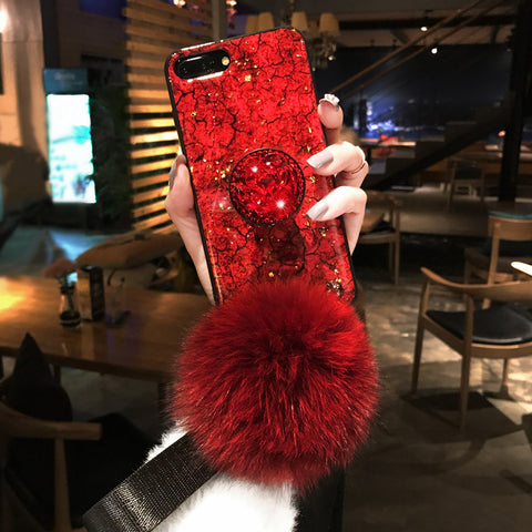 Fire cracked mobile phone case