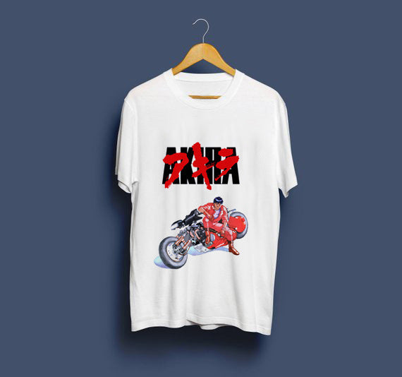 Neo Tokyo Awesome Guys T Shirt Man New Akira The Capsule T-Shirt Japan Anime Custom Tee Company T-shirts For Men