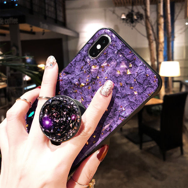 Fire cracked mobile phone case