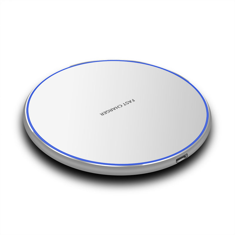 Metal QI Wireless Charger 10W Ultra-thin Wireless Charger Suitable For Cross-border QI Mobile Phone Products