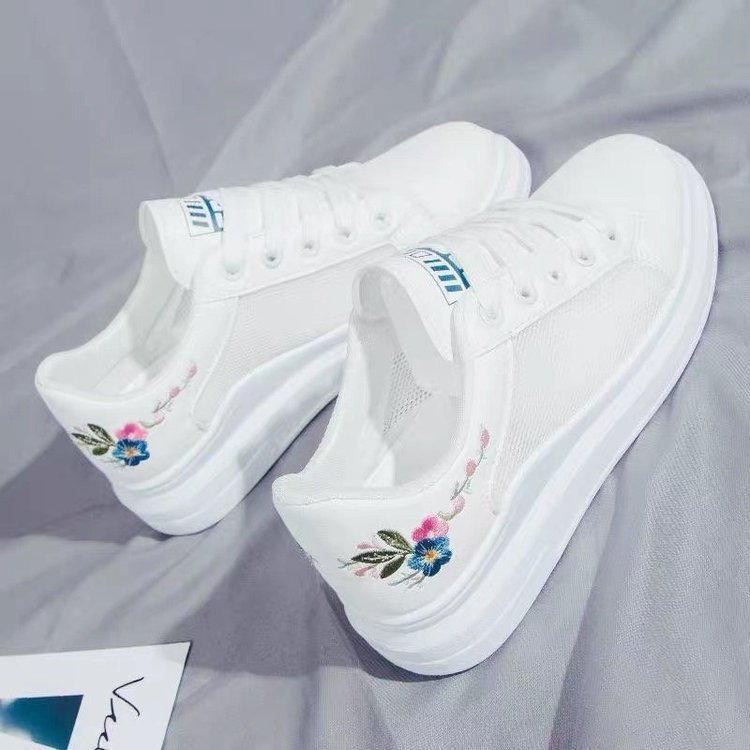 white shoes women breathable mesh white shoes women