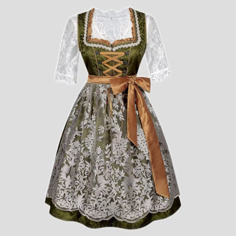 Retro Beer Festival Traditional Lace Dress