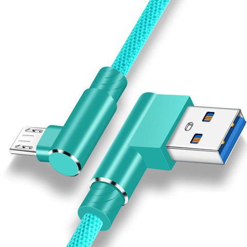 Double Elbow Fast Charging Mobile Phone Data Cable Mobile Game Charging Cable