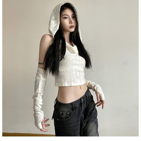 Women's Slim Fit Desert Hooded Top