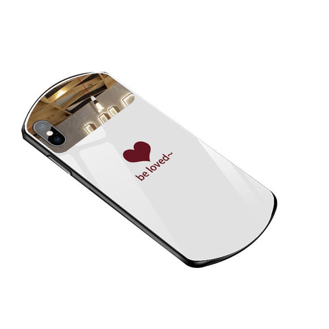 Curved Mirror Glass Mobile Phone Case