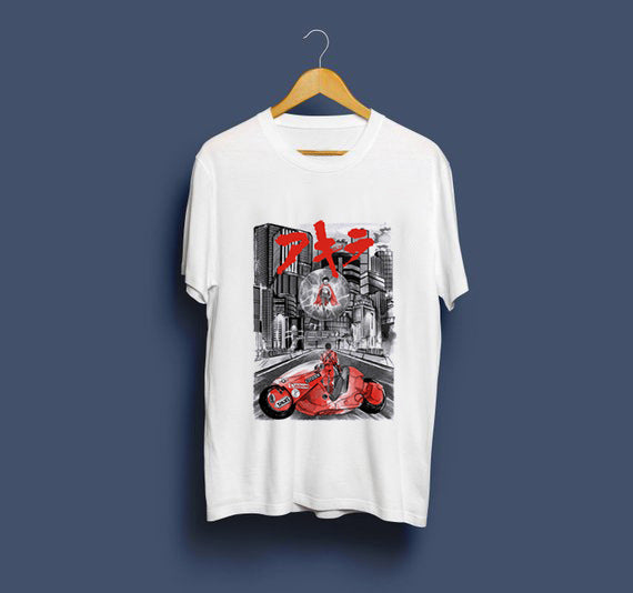 Neo Tokyo Awesome Guys T Shirt Man New Akira The Capsule T-Shirt Japan Anime Custom Tee Company T-shirts For Men