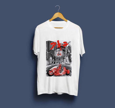 Neo Tokyo Awesome Guys T Shirt Man New Akira The Capsule T-Shirt Japan Anime Custom Tee Company T-shirts For Men