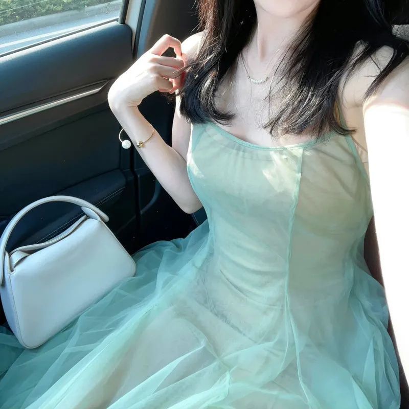 Chinese Style Sling Dress High-grade French Style