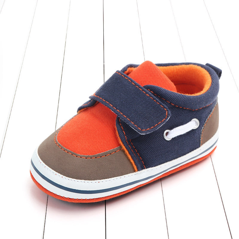 Outdoor rubber-soled toddler shoes baby soft-soled shoes