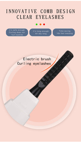 Electric Heated Eyelash Curler USB Natural Eyelash Curler Long Lasting Makeup Tools Delivery 7-15 working days