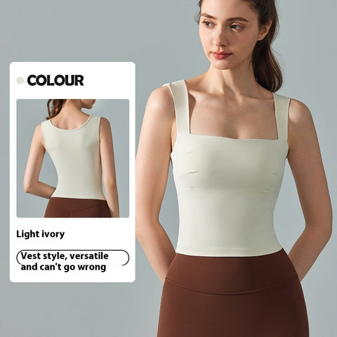 Fashion Skinny Yoga Clothes Vest For Women