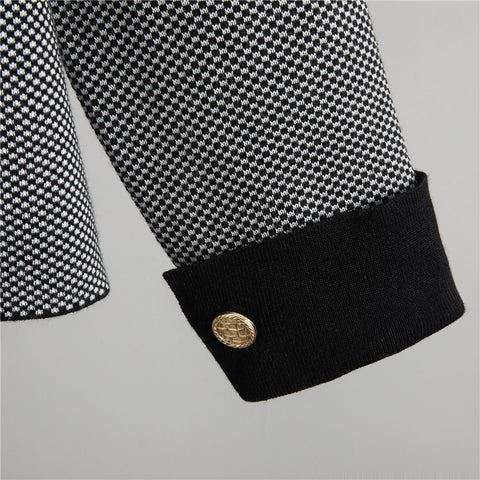 Classic Style Fashion Women's Temperament Coat Wide-leg Pants Two-piece Set