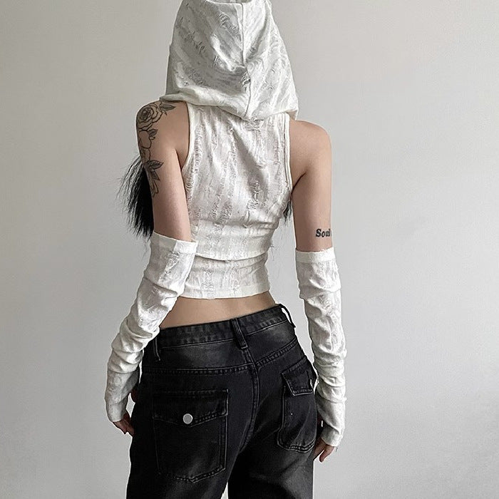 Women's Slim Fit Desert Hooded Top