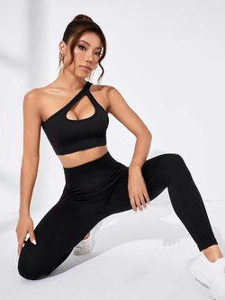 Thread Seamless Yoga Clothes Bra Set Women