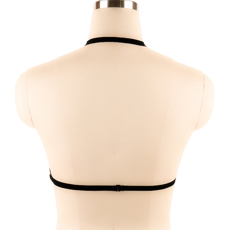 Black Temptation Sexy Bra Strap European And American