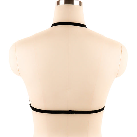 Black Temptation Sexy Bra Strap European And American