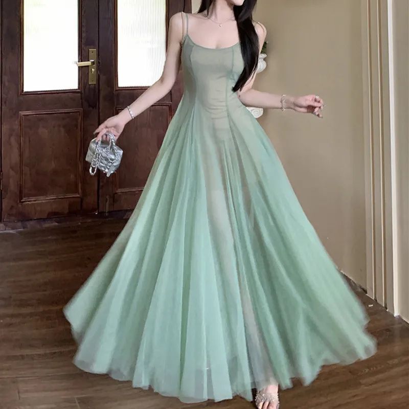 Chinese Style Sling Dress High-grade French Style