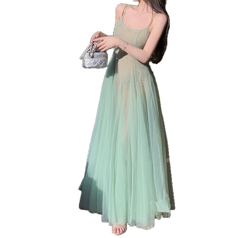 Chinese Style Sling Dress High-grade French Style