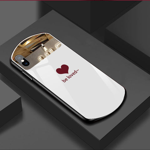 Curved Mirror Glass Mobile Phone Case