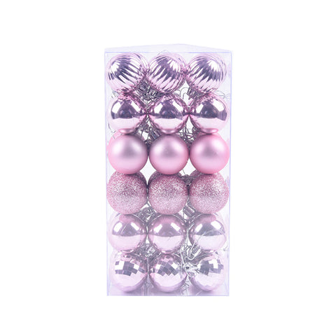 36 PCs Christmas Color Ball Whole Box Set