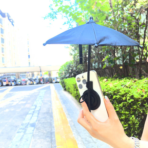 Magnetic Retractable Mobile Phone Umbrella Bracket