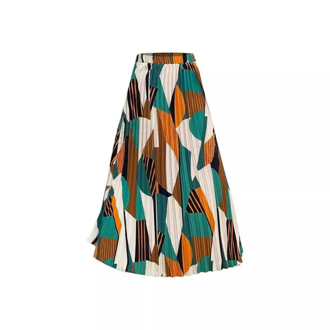 Women's Fashion Casual Printing Skirt