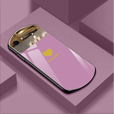 Curved Mirror Glass Mobile Phone Case