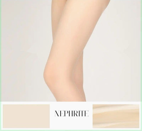 Silky Mesh Waist Seamless Chocolate Pantyhose Superb Fleshcolor Pantynose